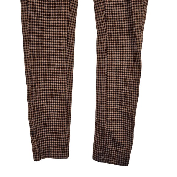 J. Jill Ponte Houndstooth Knit‎ Slim Legging Stretch Pull On Brown Womens XS - Picture 3 of 10